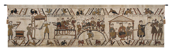 Bayeux Banquet Belgian Tapestry Wall Art WW-5323-7356