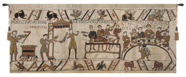 Bayeux Banquet II Belgian Tapestry Wall Art WW-5324-7358