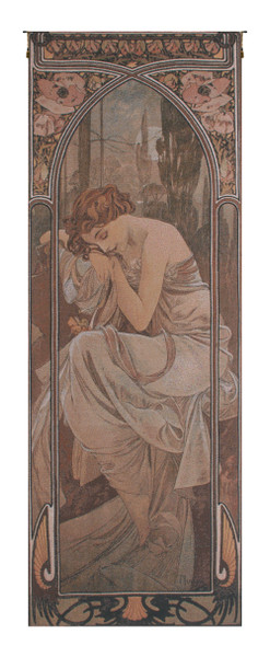 Mucha Nuit Belgian Tapestry Wall Art WW-5333-7376