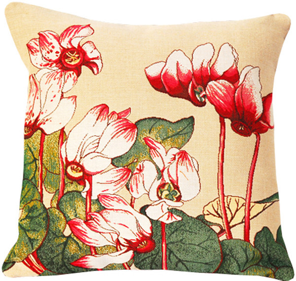 Cyclamen French Cushion WW-5436-7510