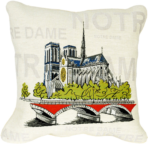 Notre Dame Pop French Cushion WW-5460-7558