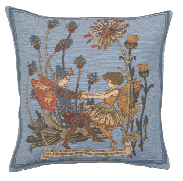 Plantain And Calendula Fairies Cicely Mary Barker European Cushion Covers WW-5772-8097