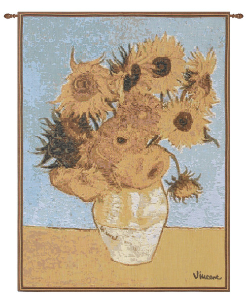 Van Gogh Sunflowers French Tapestry WW-5800-8157
