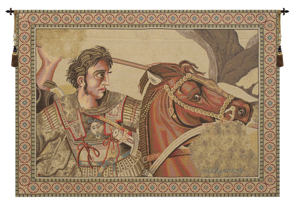 Alexander The Great Italian Tapestry WW-6392-8996