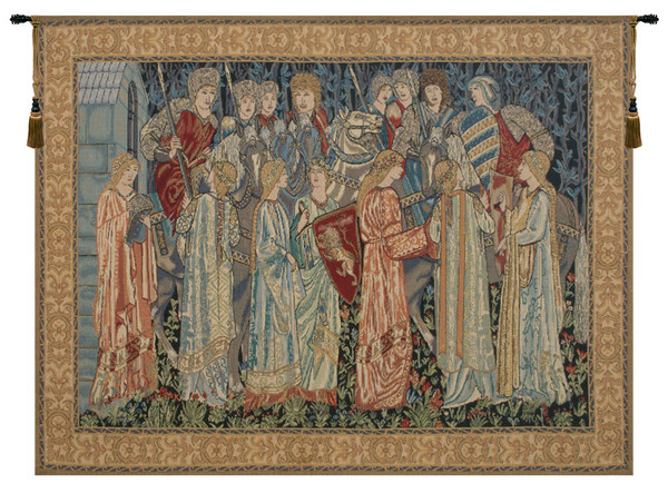 Knights Departure Tapestry Wholesale WW-6894-9549