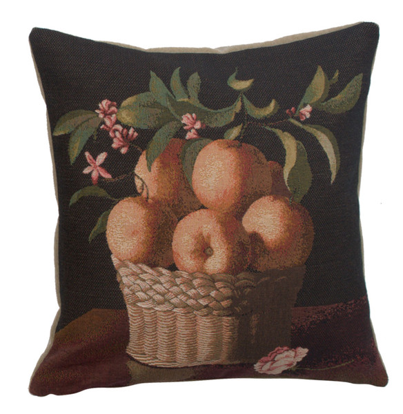 Orange Basket French Cushion WW-72-148
