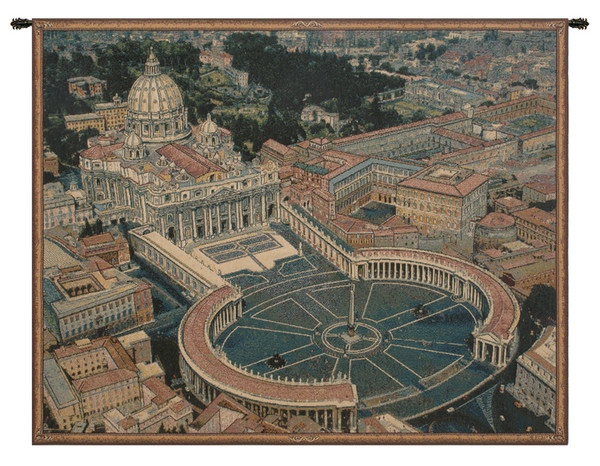 St. Peters Square Italian Tapestry WW-7891-11015