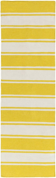 Surya Habersham Hand Woven Yellow Rug HAB-8005 - 2'6" x 8'