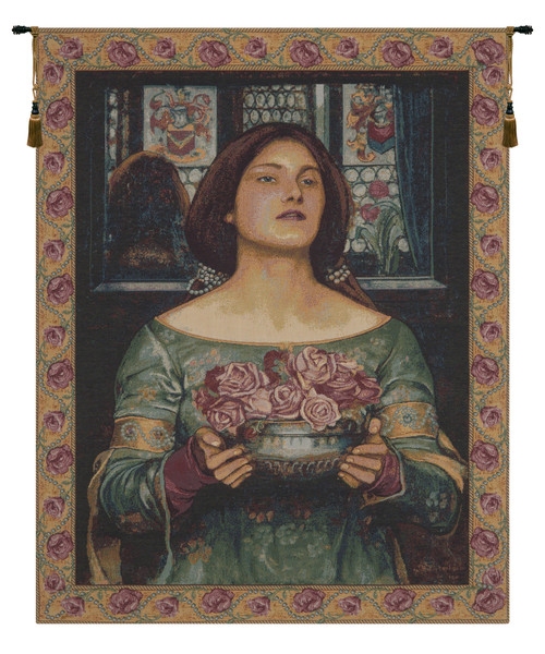 Offering The Roses Italian Tapestry WW-8401-11710