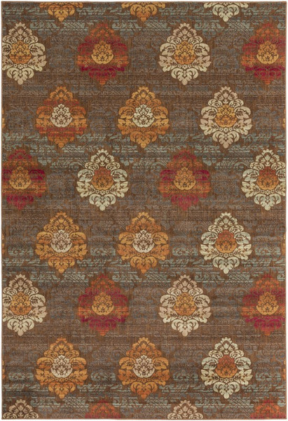 Surya Hathaway Machine Made Brown Rug HAT-3007 - 8'10" x 12'9"