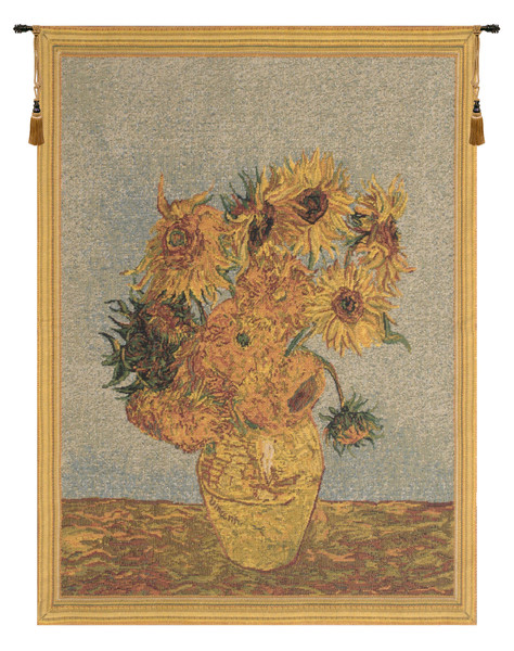 Sunflowers By Van Gogh I European Tapestry WW-8921-12487