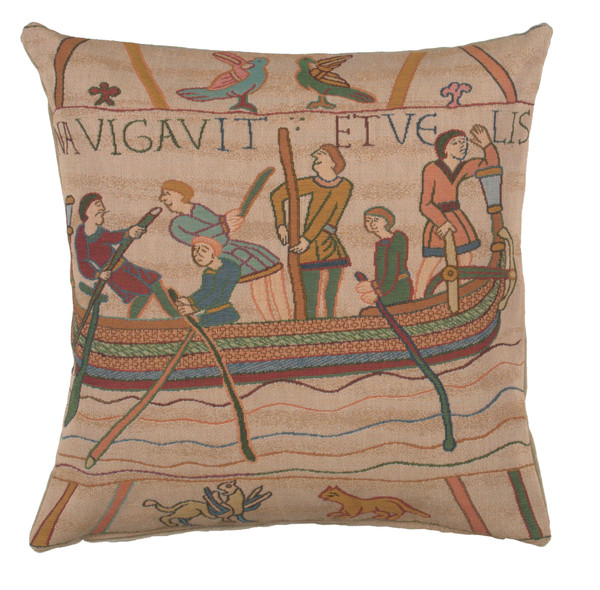 Bayeux L'Embarquement French Cushion WW-902-1427