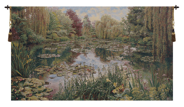 Monet's Garden Without Border Iv Belgian Tapestry Wall Art WW-9229-13064