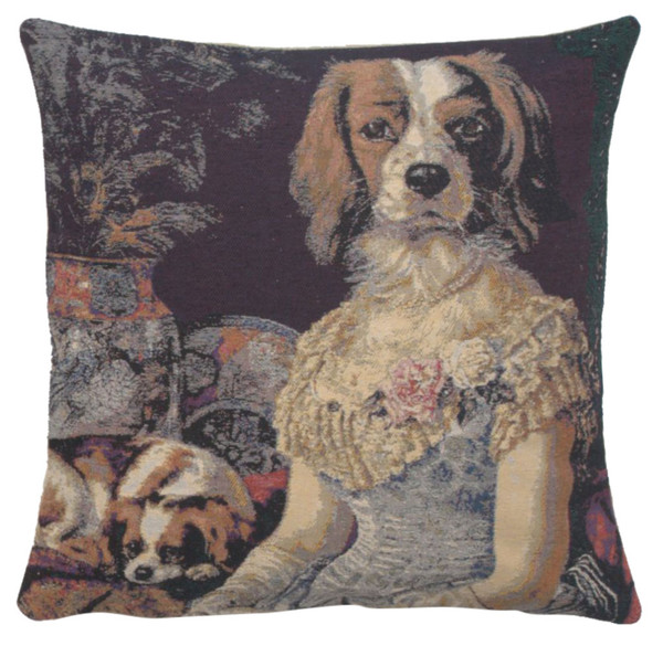 Poncelet Dame Decorative Pillow Cushion Cover WW-9508-13379