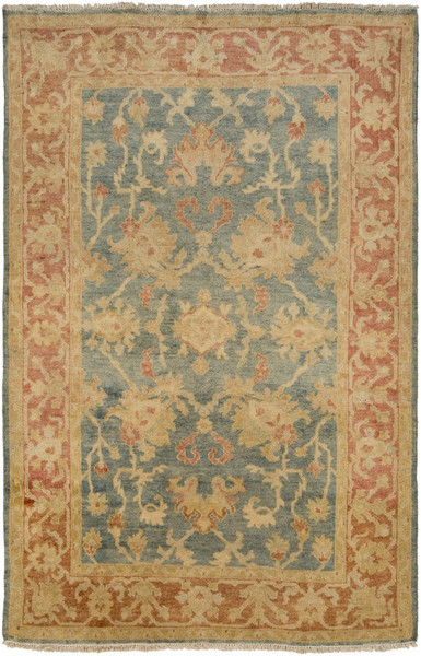 Surya Hillcrest Hand Knotted Blue Rug HIL-9026 - 9' x 13'