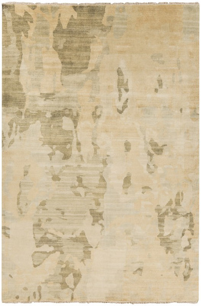 Surya Hillcrest Hand Knotted Green Rug HIL-9029 - 8' x 11'