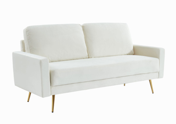VGHCJYM2030-BGE Divani Casa Huffine - Modern Beige Fabric Sofa By VIG