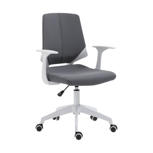 RTA-3240-GRY Techni Mobili Height Adjustable Mid Back Office Chair, Grey