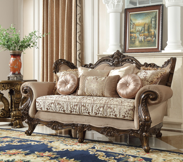 Homey Design Victorian Loveseat HD-6935-LOVE