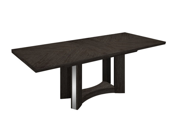 Homeroots 98" X 43" X 30" Gray Dining Table 366216