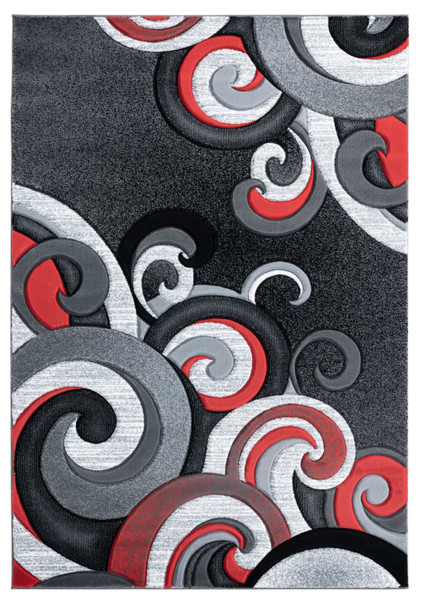 Homeroots 22" X 32" Red Olefin / Polypropylene Accent Rug 367441