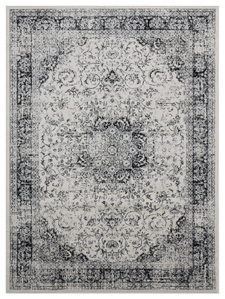 Homeroots 22" X 36" Onyx Olefin Accent Rug 368242