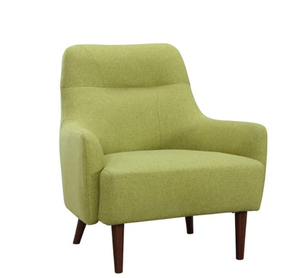 Homeroots 33" X 31" X 35" Green Polyester Chair 373968