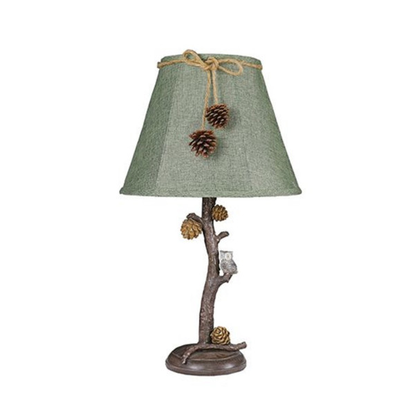 Homeroots Woodland Cottage Table Lamp 380509