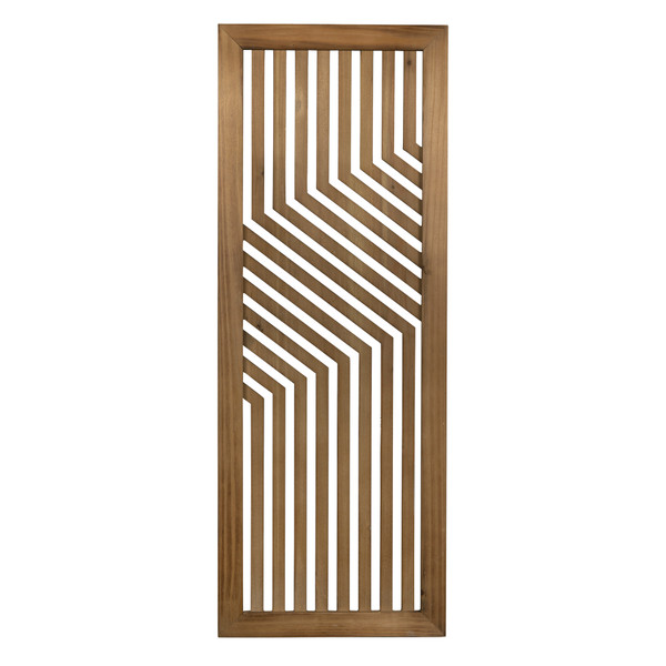 Homeroots Stratton Home Decor Laser-Cut Natural Wood Panel Wall Decor 380836