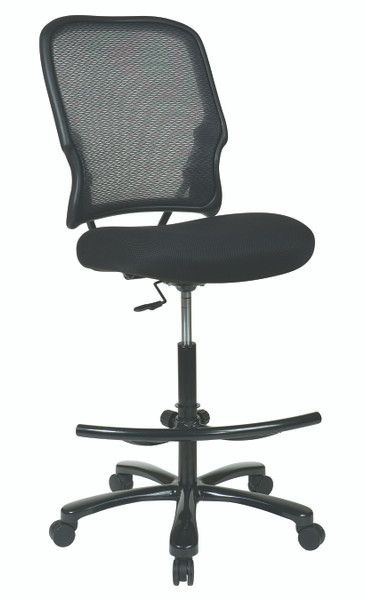Office Star Big Man'S Airgrid Drafting Chair - Black 15-37A720D