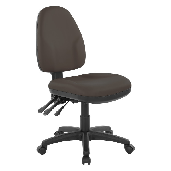 Office Star Dual Function Ergonomic Chair - Graphite 36420-R111