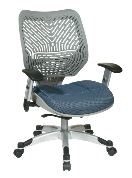 Office Star Fog Spaceflex Back Managers Chair - Fog / Blue 86-M74C625R