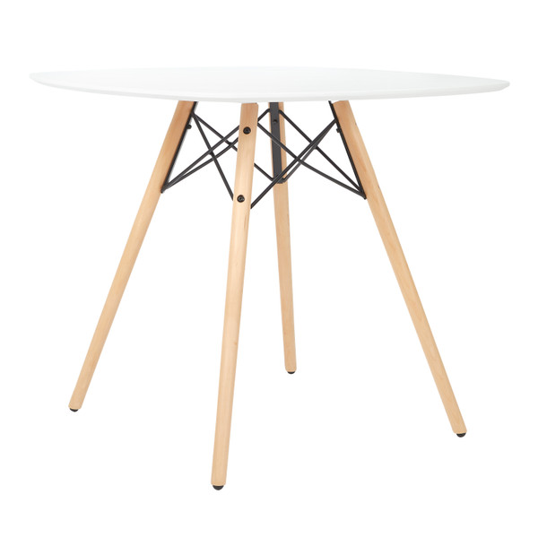 Office Star Allen Dining Table - White ALNDT-11