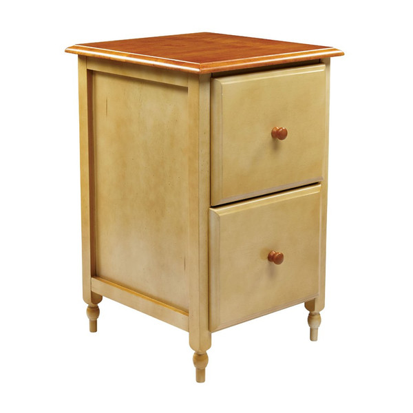 Office Star File Cabinet - Country Buttermilk & Cherry CC30