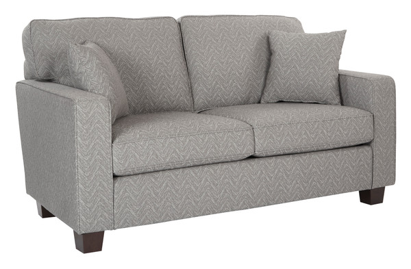 Office Star Starling Loveseat With Two Pillows - Usher Mica CU-ST21-U3