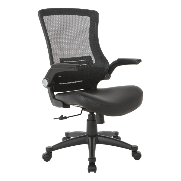 Office Star Screen Back Manager'S Chair - Black EM60926P-U6