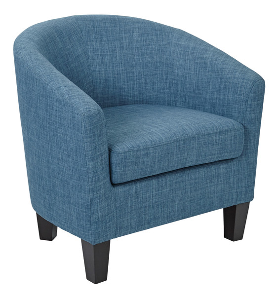 Office Star Ethan Tub Chair - Blue Denim ETN-L37