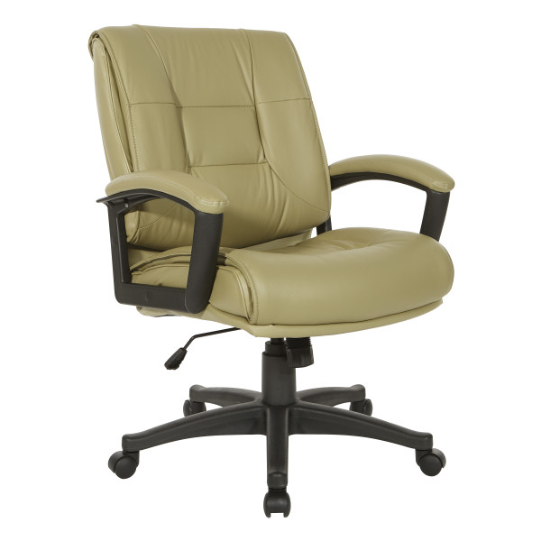 Office Star Deluxe Mid Back Executive Chair - Tan EX5161-G11