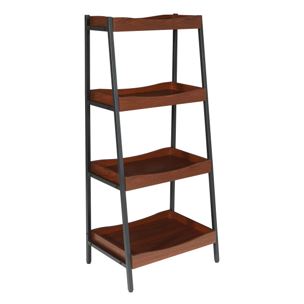 Office Star Jasper 4/Shelf Storage - Princeton Walnut JAP9867-PW