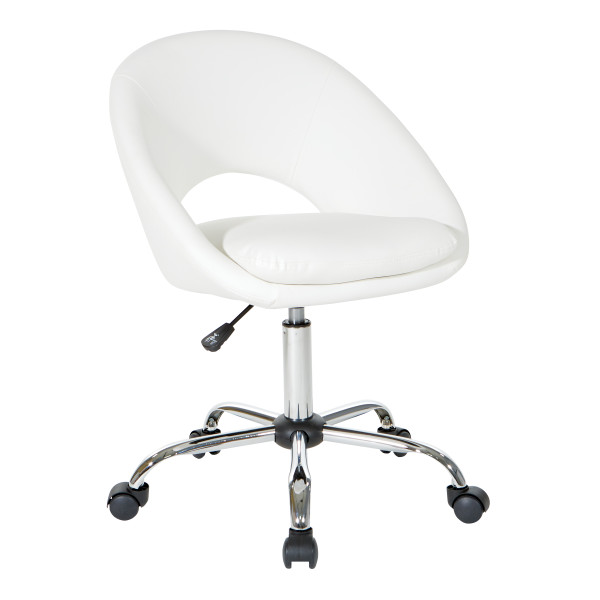 Office Star Milo Office Chair - White ML26SA-W32