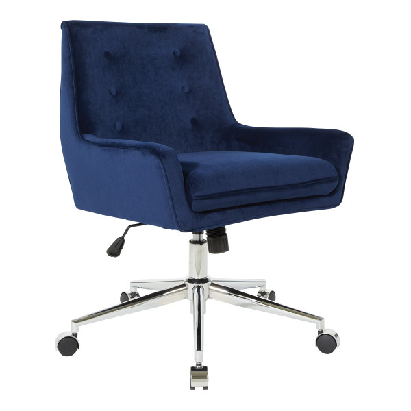 Office Star Quinn Office Chair - Blue QUN26-V38
