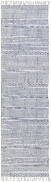 Surya Idina Hand Woven Blue Rug IDI-8800 - 2'6" x 8'