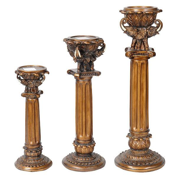 AFD Home Elephant Candleholder Set Of 3 10634234