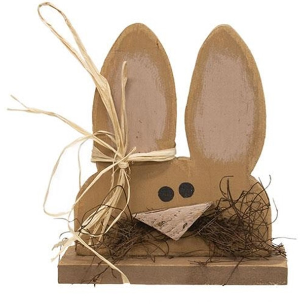 Peeking Tabletop Bunny Chocolate G21126 By CWI Gifts