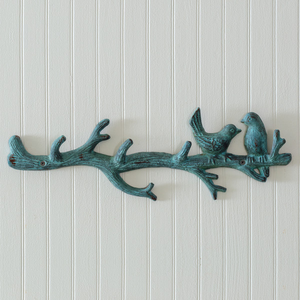 CTW Home Verdigris Branches Wall Hook 370489