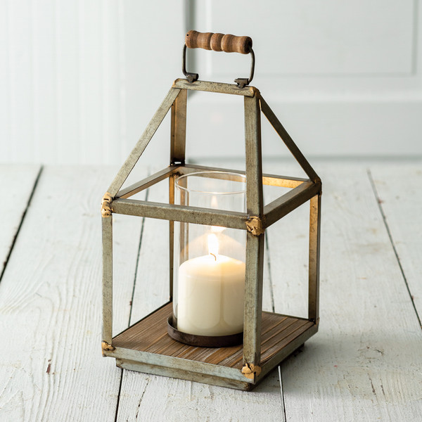 CTW Home Mixed Metal Small Lantern 770484