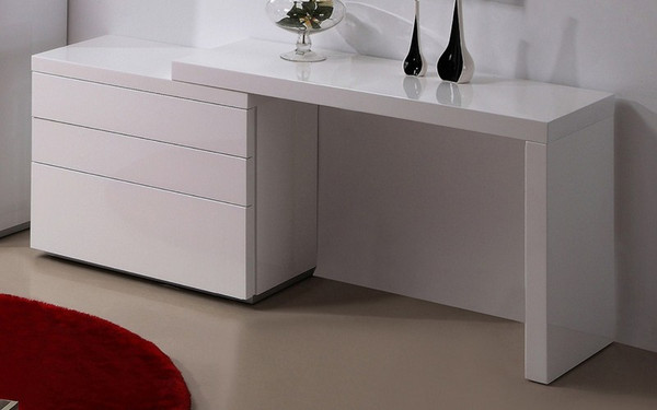 Dresser Desk Combo - Athens White 3-Drawers Dresser  - SKUATHCGSW by At Home USA