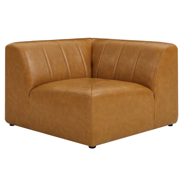 Modway Bartlett Vegan Leather Corner Chair EEI-4403-TAN