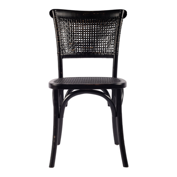 Moes Home Churchill Dining Chair Antique Black (Set Of 2) FG-1001-02