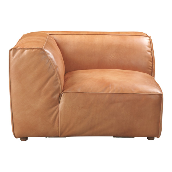 Moes Home Luxe Corner Chair Tan QN-1021-40